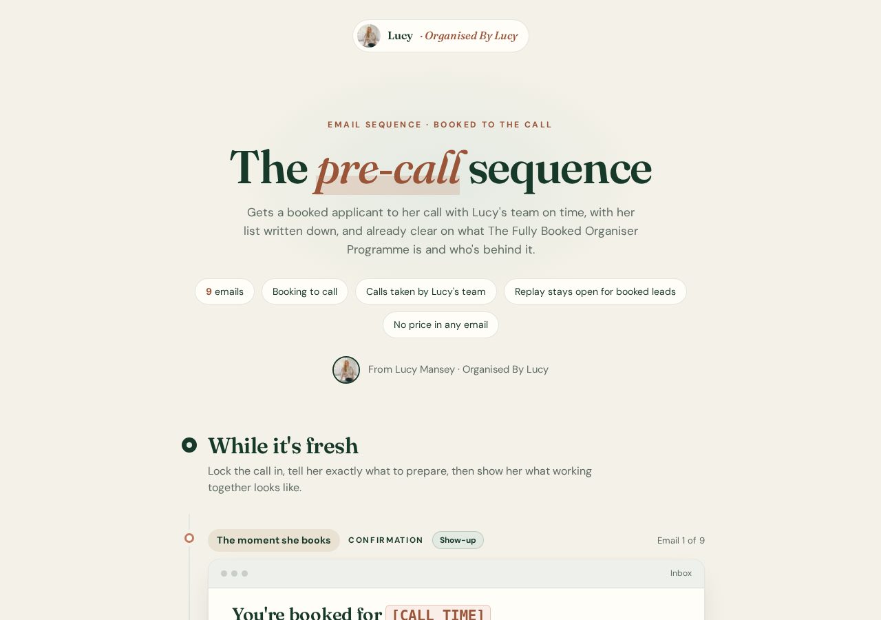 Pre-call preview